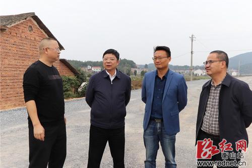 蒋青调度重点项目建设工作-衡山县人民政府门户网站