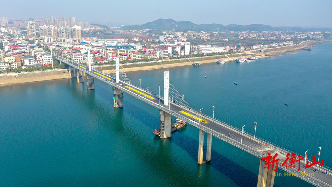 人行道已开放通行衡山湘江大桥通车在即