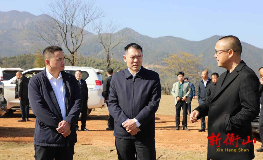 段晓赛调研紫盖峰片区开发建设工作