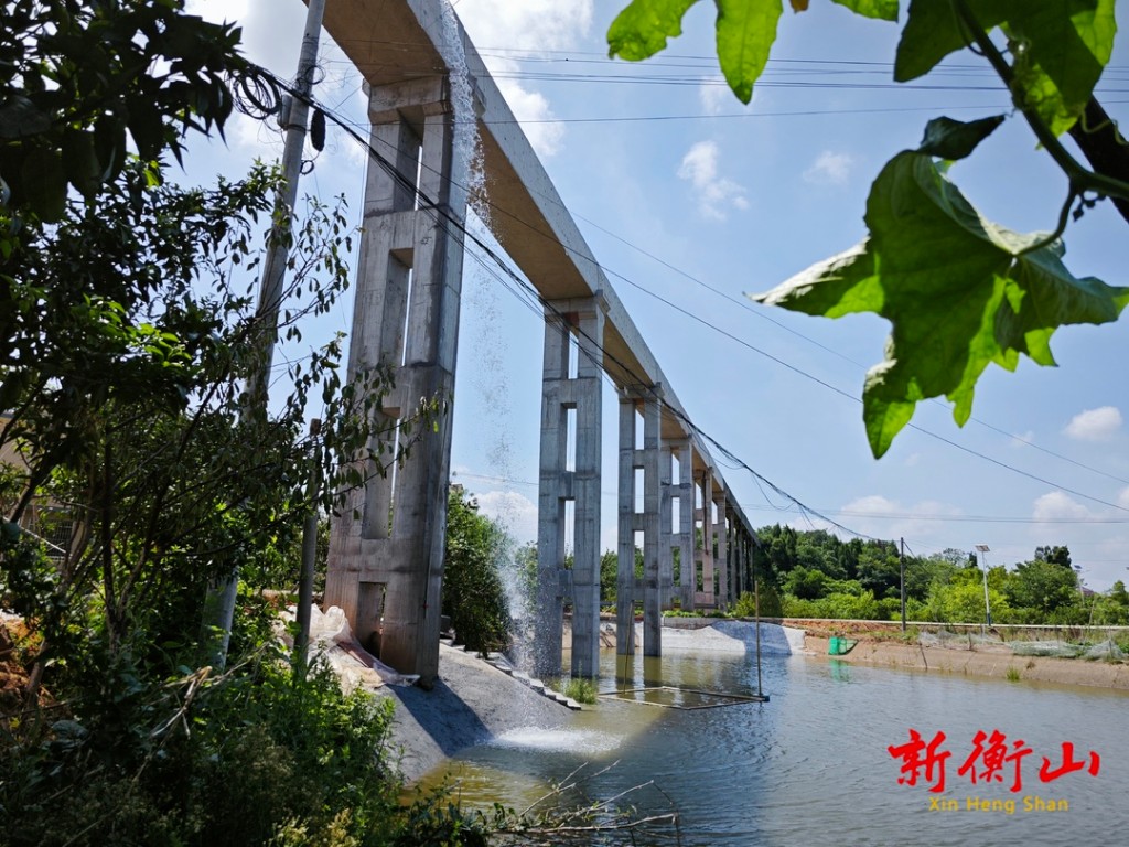 九观桥水库开闸送水 助力抗旱保收成