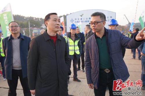 戴新贤调研白南高速公路建设工作-衡山县人民政府门户网站